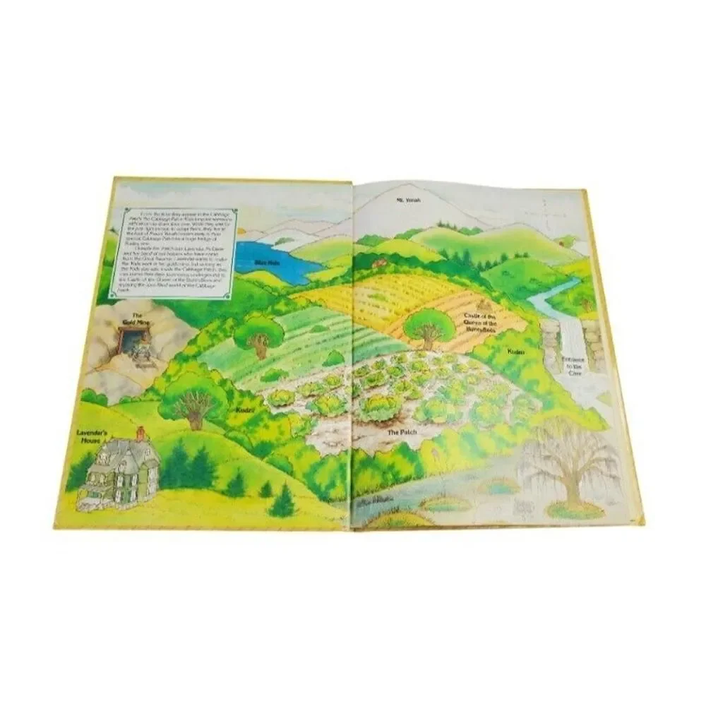 Vintage Cabbage Patch Kids Book The Big Bicycle Race 1984 Hardcover Collectible